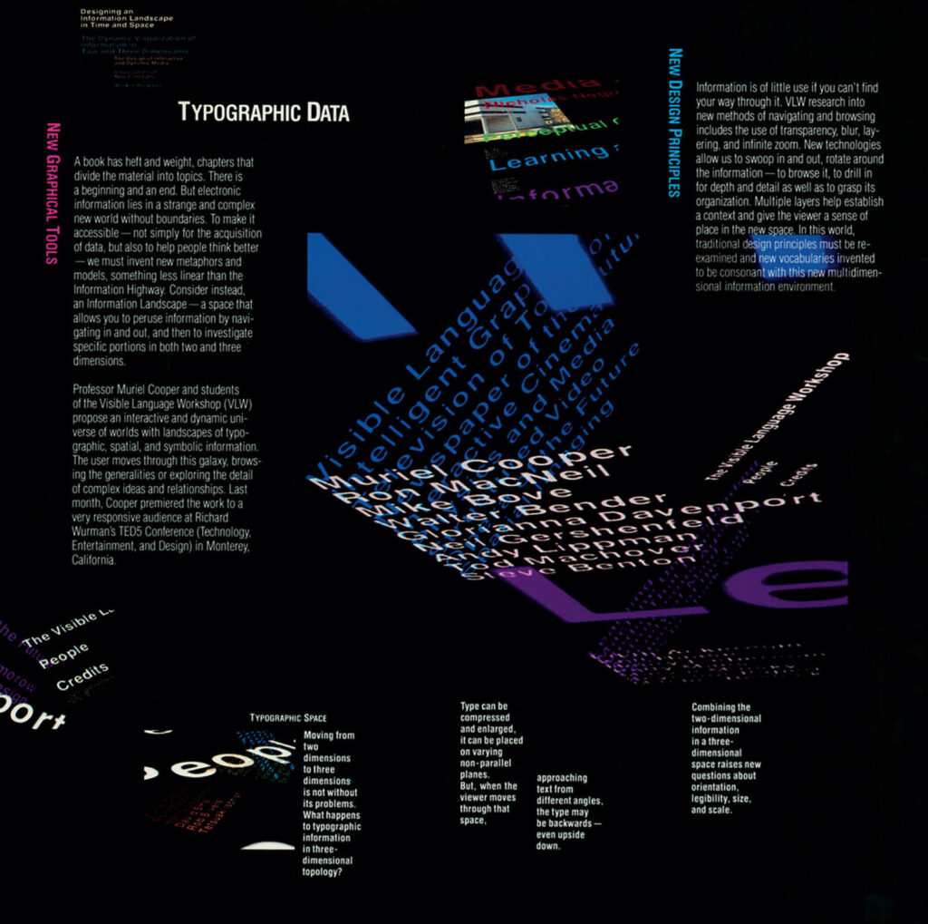 Muriel Cooper — Typography in 3D